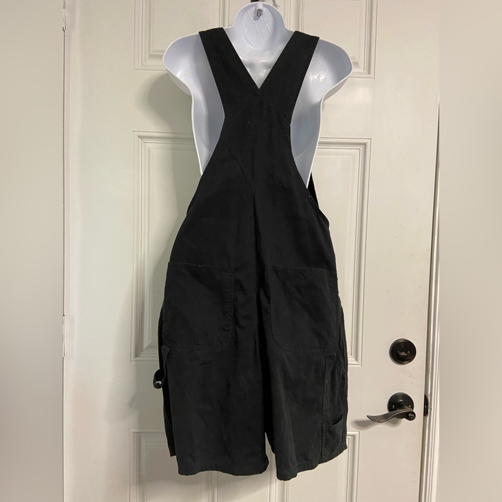 T7a- CAROLINA BLUES Black Soft Velvet Romper - Picture 7 of 8